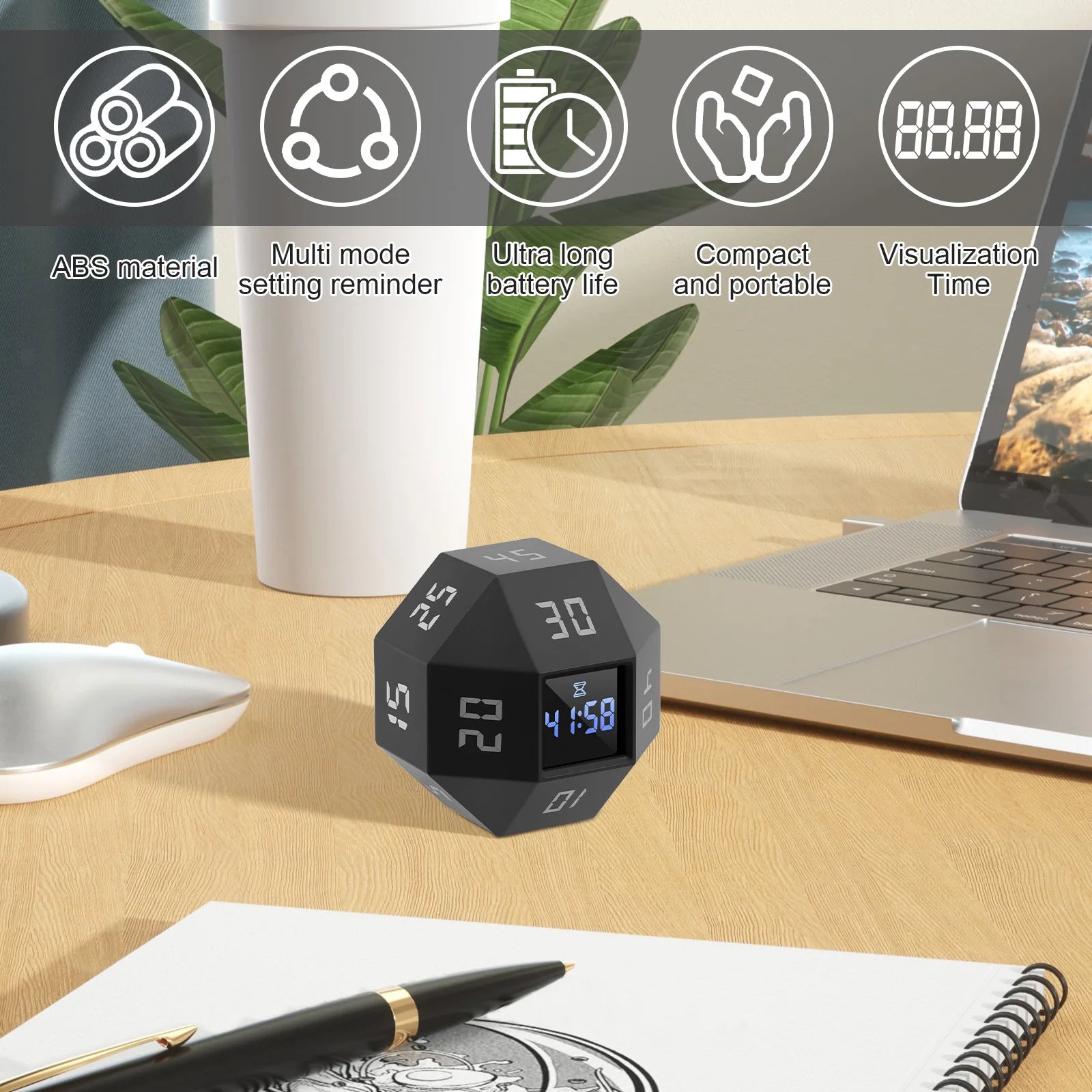FocusCube™ - Il Timer Anti-Procrastinazione