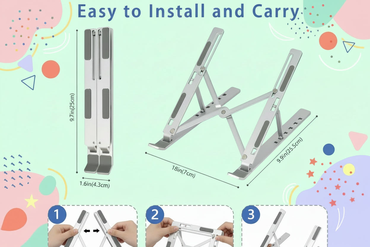 CloudPostura - Supporto Laptop Ergonomico